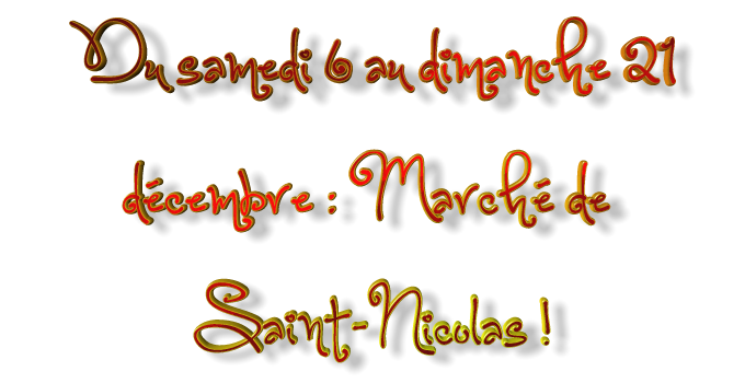 Marché de Saint Nicolas